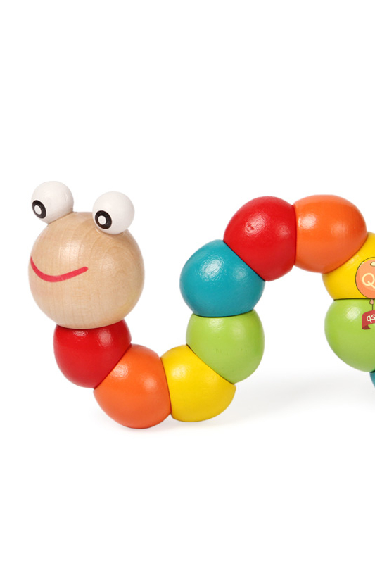 Wooden Worm Educational Baby Toys